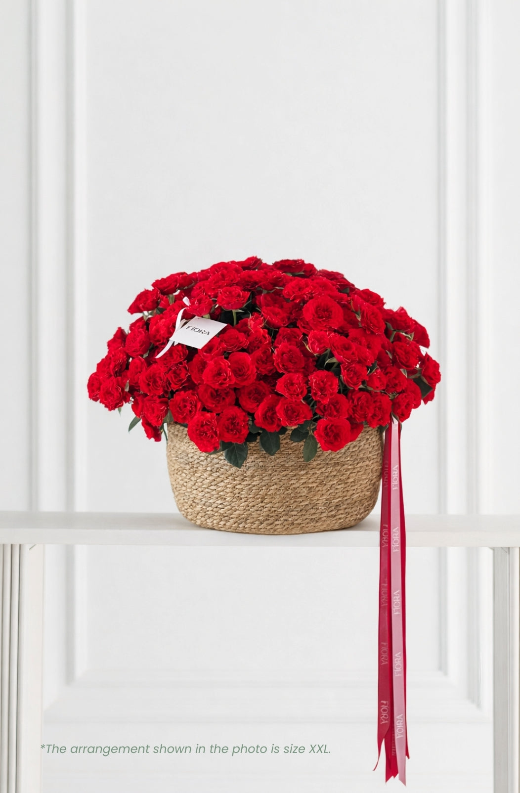 Crimson Passion - Flower Basket