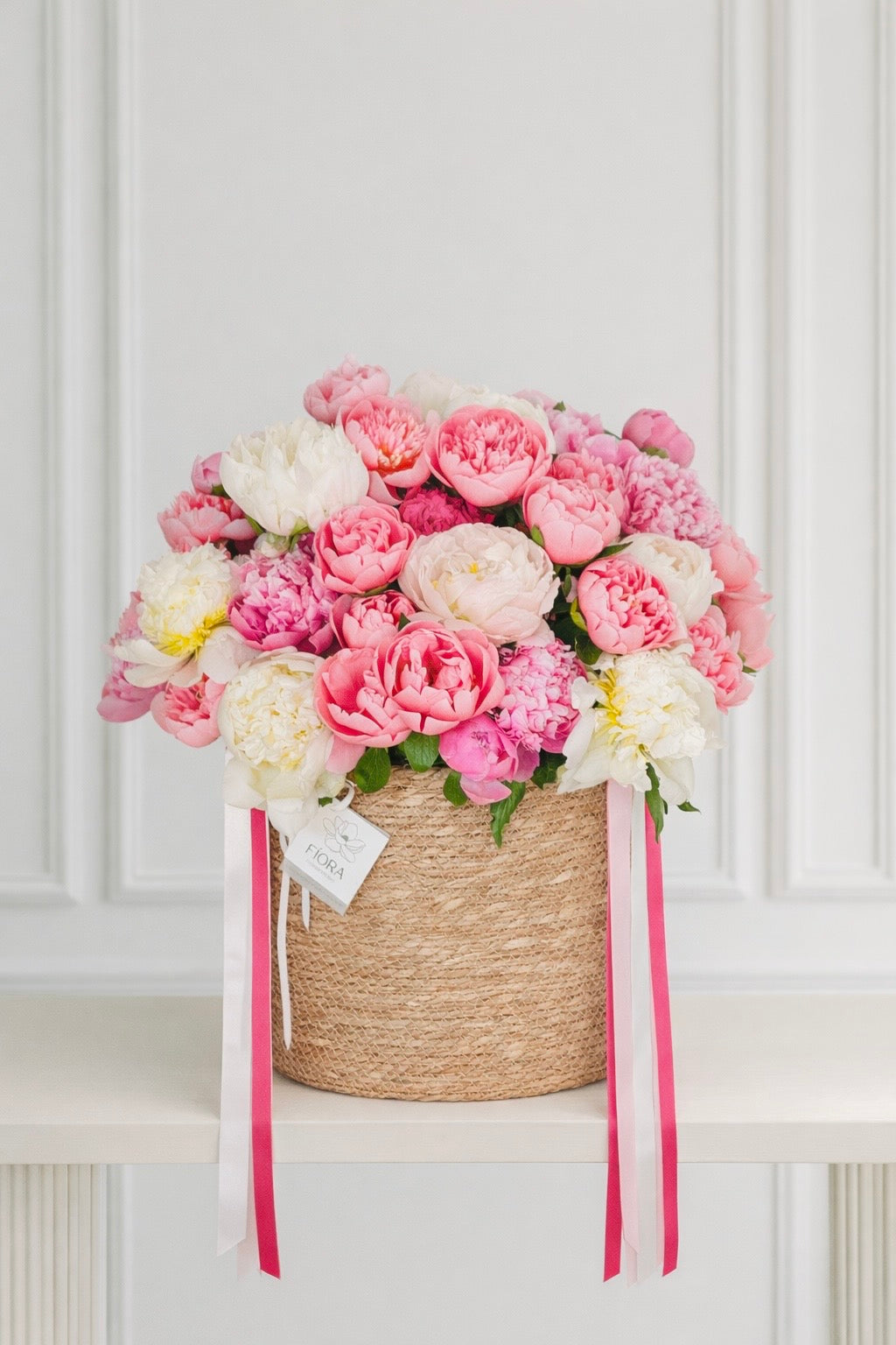 Peony Bliss - Flower Basket