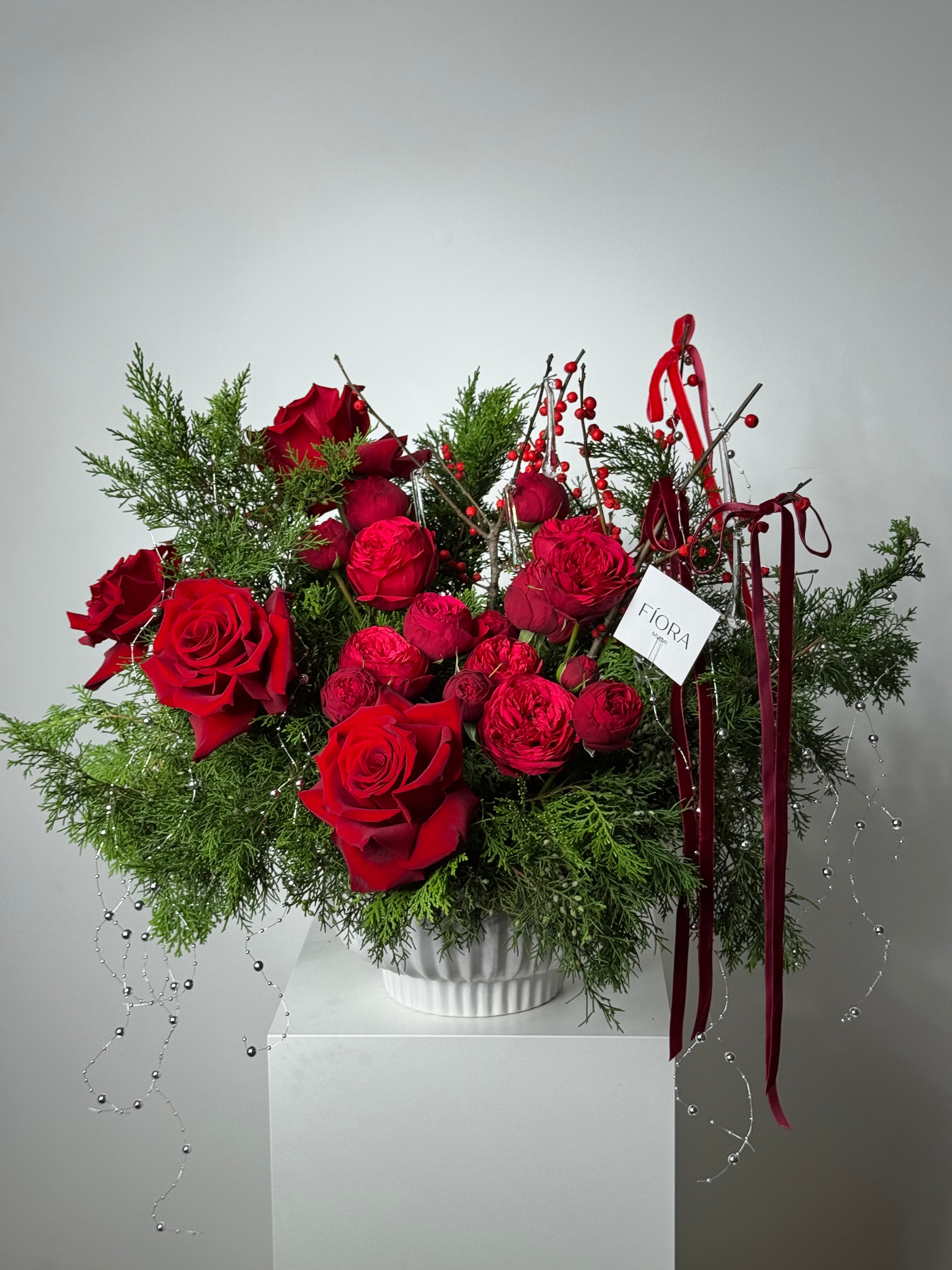 Crimson Winter Elegance