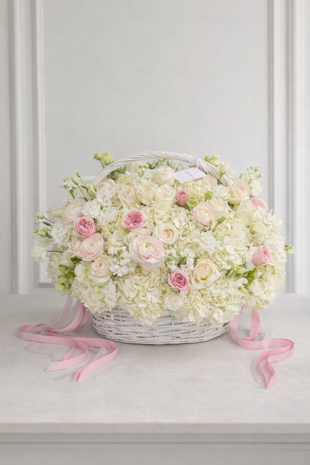 Blush Garden Basket